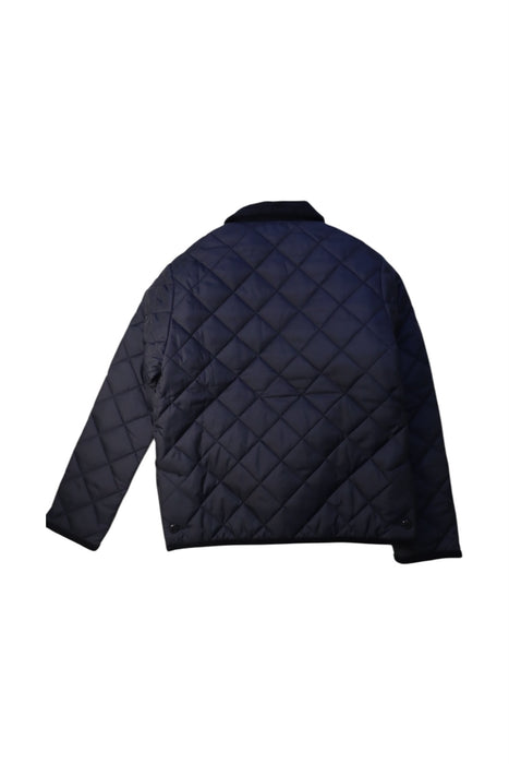 A Navy Puffer/Quilted Jackets from FITH in size 10Y for neutral. (Back View)