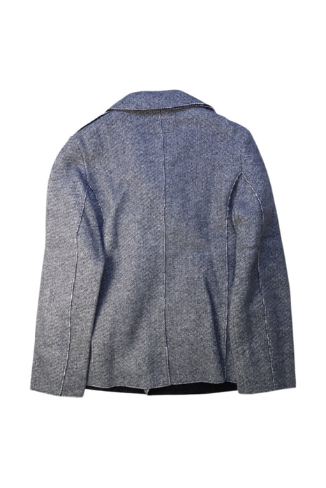 A Grey Coats from Il Gufo in size 12Y for neutral. (Back View)