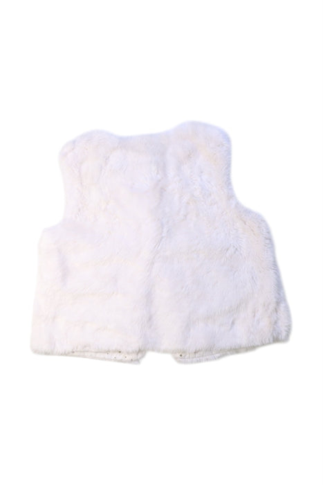 A White Outerwear Vests from Jacadi in size 6T for girl. (Back View)