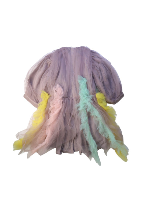 A Multicolour Long Sleeve Dresses from RaspberryPlum in size 7Y for girl. (Back View)