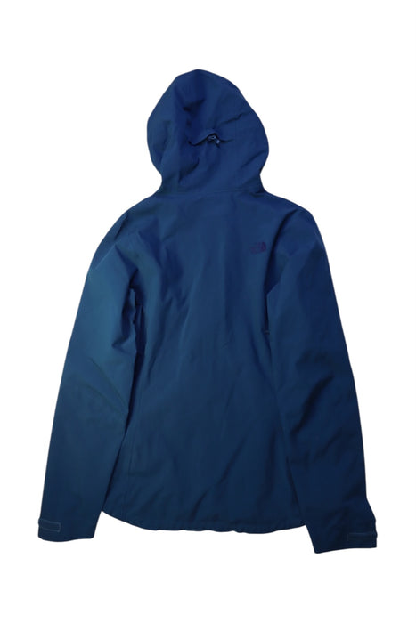 A Blue Rain Jackets from The North Face in size 14Y for girl. (Back View)