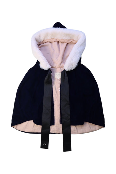 A Navy Capes & Ponchos from Nanos in size 10Y for girl. (Front View)