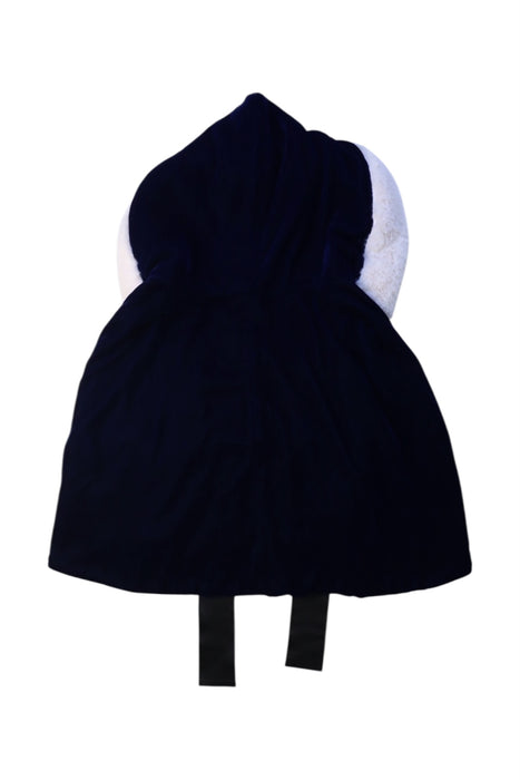 A Navy Capes & Ponchos from Nanos in size 10Y for girl. (Back View)