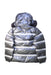 A Silver Puffer/Quilted Jackets from Dior in size 10Y for neutral. (Back View)