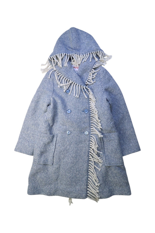 A Blue Coats from Il Gufo in size 8Y for girl. (Front View)