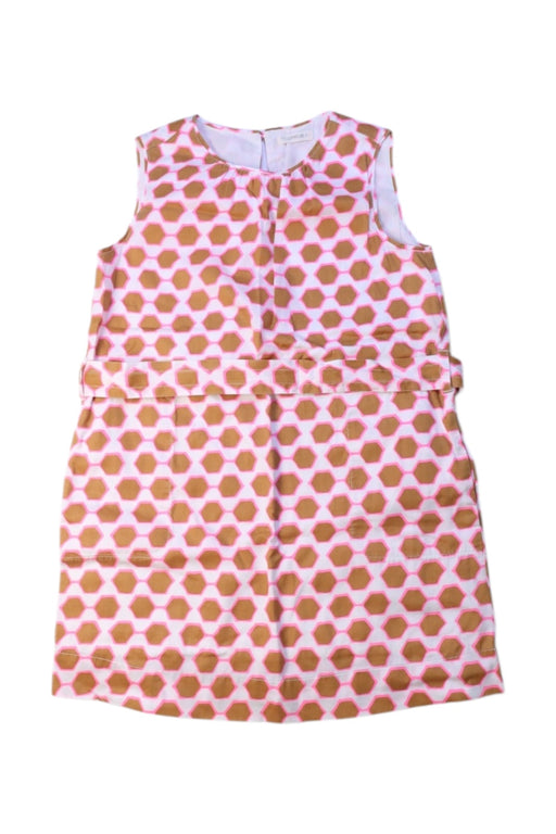 A Multicolour Sleeveless Dresses from Crewcuts in size 5T for girl. (Front View)