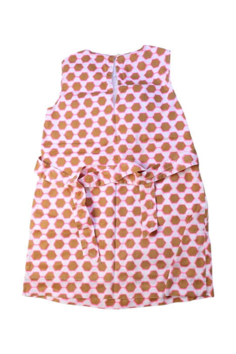 A Multicolour Sleeveless Dresses from Crewcuts in size 5T for girl. (Back View)