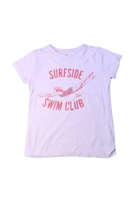A Pink Short Sleeve T Shirts from Crewcuts in size 4T for girl. (Front View)