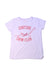 A Pink Short Sleeve T Shirts from Crewcuts in size 4T for girl. (Front View)