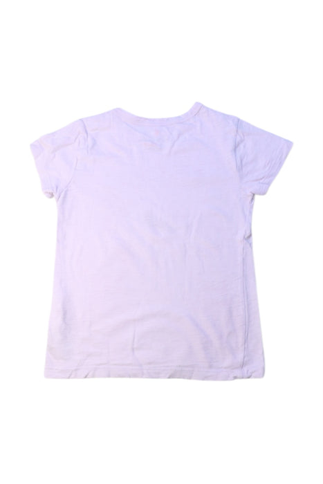 A Pink Short Sleeve T Shirts from Crewcuts in size 4T for girl. (Back View)
