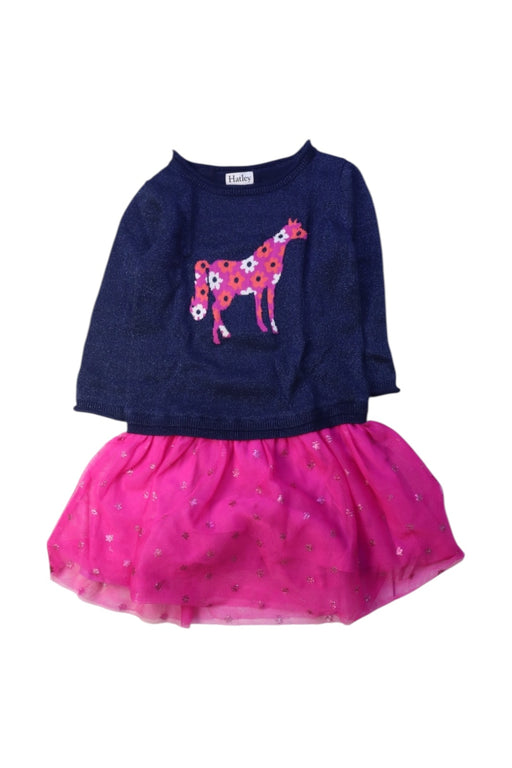 A Multicolour Long Sleeve Dresses from Hatley in size 4T for girl. (Front View)