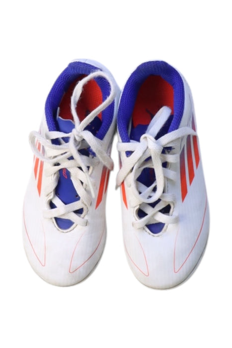 A Multicolour Cleats/Soccer Shoes from Adidas in size 5T for neutral. (Back View)