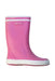 A Pink Rain Boots from Aigle in size 5T for girl. (Front View)