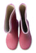 A Pink Rain Boots from Aigle in size 5T for girl. (Back View)