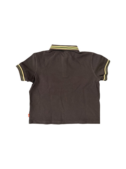 A Navy Short Sleeve Polos from Levi's in size 6T for boy. (Back View)
