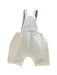 A White Long Overalls from Petit Bateau in size 18-24M for boy. (Back View)