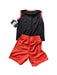 A Black Shorts Sets from Air Jordan in size 3T for boy. (Back View)