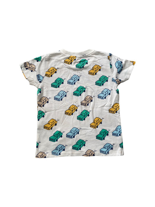 A White Short Sleeve T Shirts from Seed in size 3T for boy. (Back View)