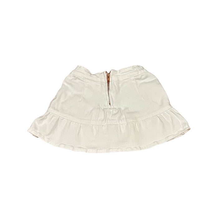 A White Short Skirts from Seed in size 3T for girl. (Back View)