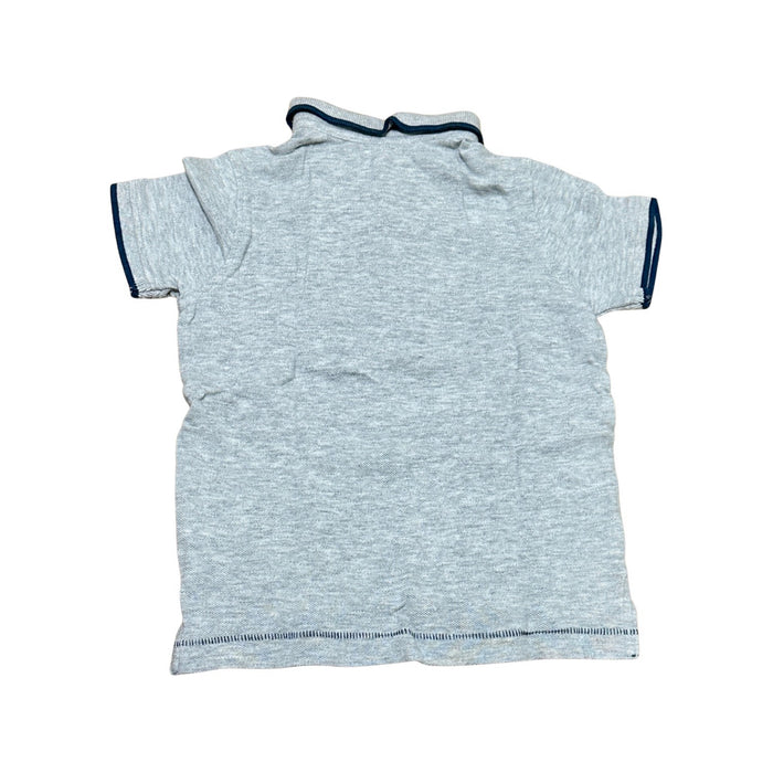 A Grey Short Sleeve Polos from Mothercare in size 18-24M for boy. (Back View)