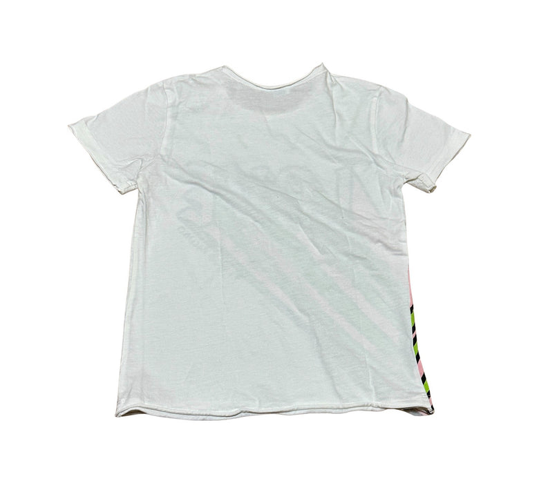 A White Short Sleeve T Shirts from I Pinco Pallino in size 4T for girl. (Back View)