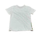 A White Short Sleeve T Shirts from I Pinco Pallino in size 4T for girl. (Back View)
