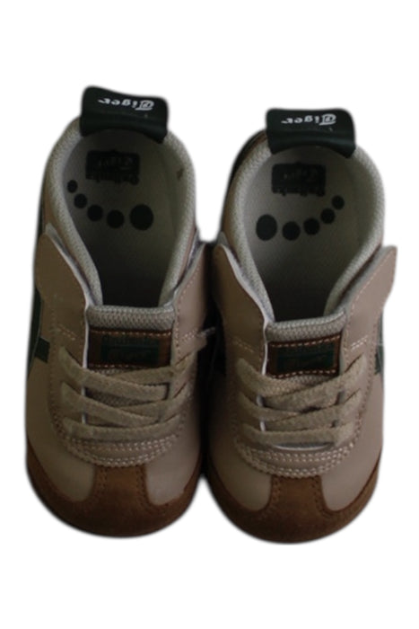 A Beige Sneakers from Onitsuka Tiger in size 3T for boy. (Back View)