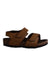A Brown Sandals from Birkenstock in size 3T for boy. (Front View)