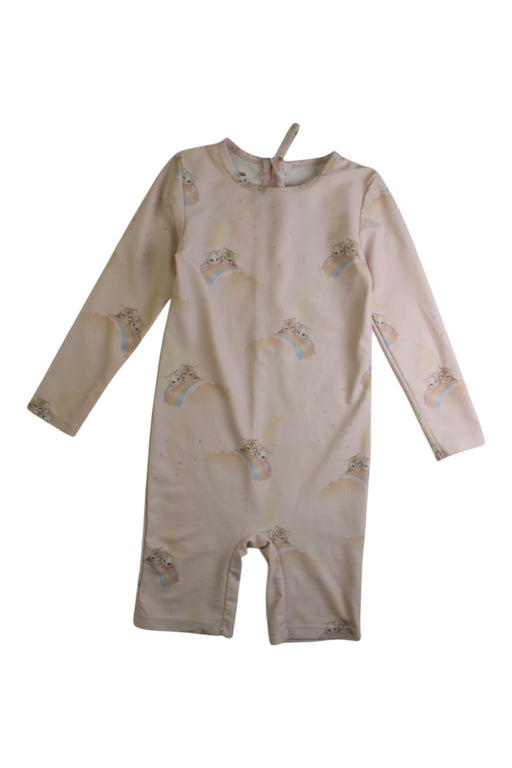 A Beige Swimsuits from Konges Sløjd in size 3T for girl. (Front View)