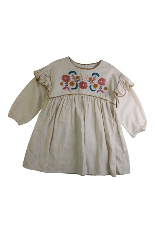 A Multicolour Long Sleeve Dresses from Louise Misha in size 3T for girl. (Front View)