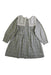 A Grey Long Sleeve Dresses from Little Cotton Clothes in size 3T for girl. (Back View)