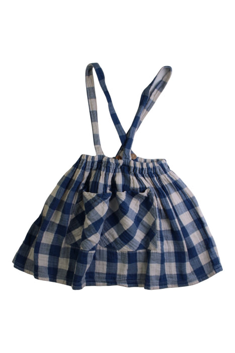 A Blue Mid Skirts from Organic Zoo in size 3T for girl. (Front View)