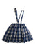 A Blue Mid Skirts from Organic Zoo in size 3T for girl. (Back View)