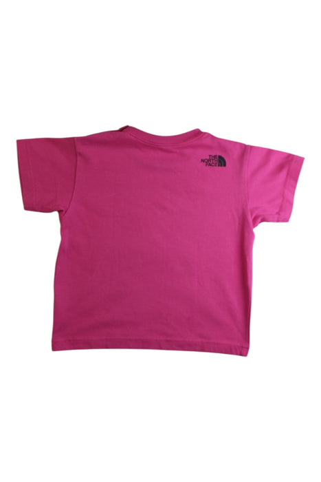 A Pink Short Sleeve T Shirts from The North Face in size 18-24M for girl. (Back View)