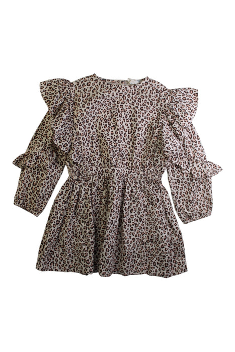 A Beige Long Sleeve Dresses from Louis Louise in size 3T for girl. (Front View)