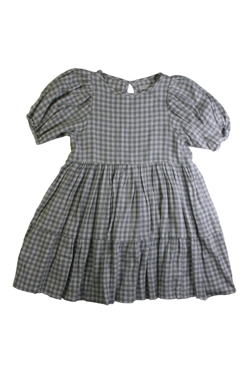 A Grey Short Sleeve Dresses from NORALEE in size 2T for girl. (Front View)