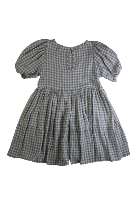 A Grey Short Sleeve Dresses from NORALEE in size 2T for girl. (Back View)