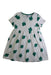 A White Short Sleeve Dresses from Petit Bateau in size 3T for girl. (Front View)