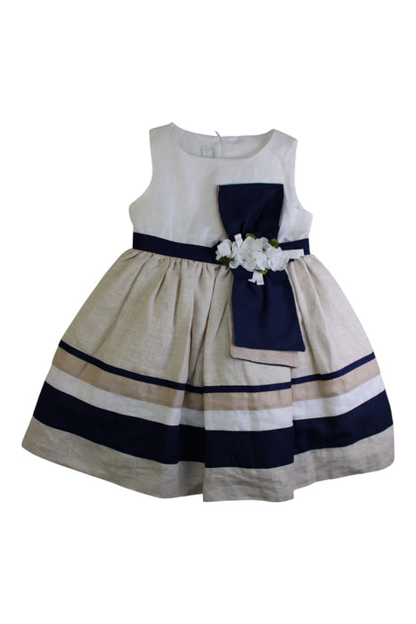 A Multicolour Sleeveless Dresses from Colorichiari in size 18-24M for girl. (Front View)