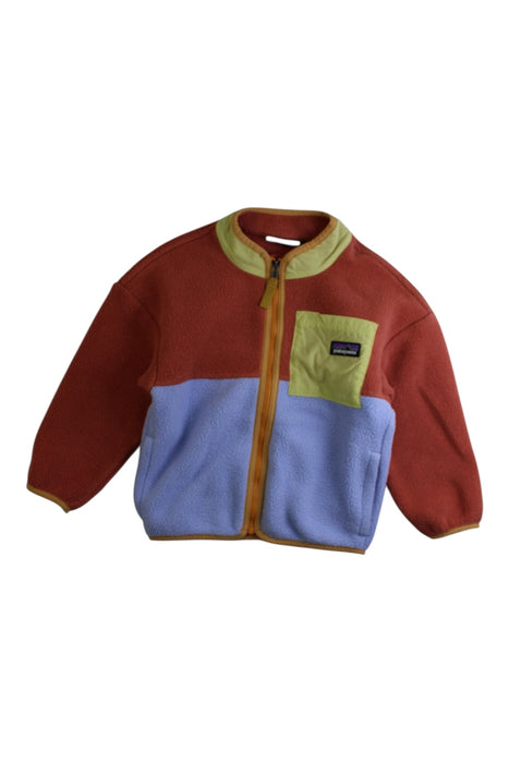 A Multicolour Puffer/Quilted Jackets from Patagonia in size 3T for boy. (Front View)
