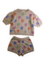 A Multicolour Shorts Sets from the new society in size 3T for girl. (Front View)