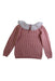 A Pink Knit Sweaters from La Coqueta in size 4T for girl. (Back View)
