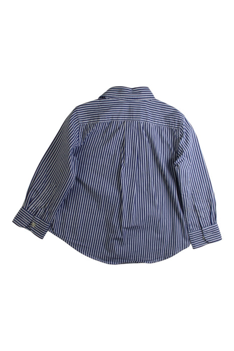 A Blue Long Sleeve Shirts from Polo Ralph Lauren in size 2T for boy. (Back View)