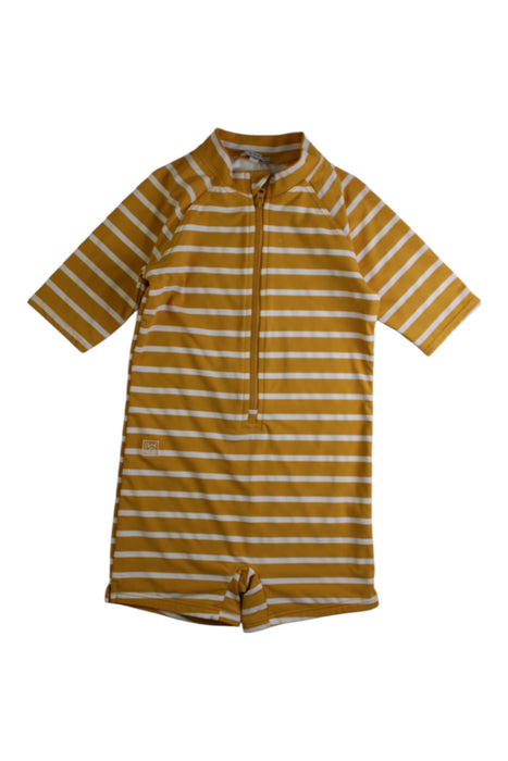 A Yellow Swimsuits from Liewood in size 3T for boy. (Front View)