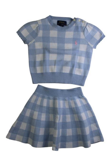 A Blue Skirt Sets from Polo Ralph Lauren in size 3T for girl. (Front View)
