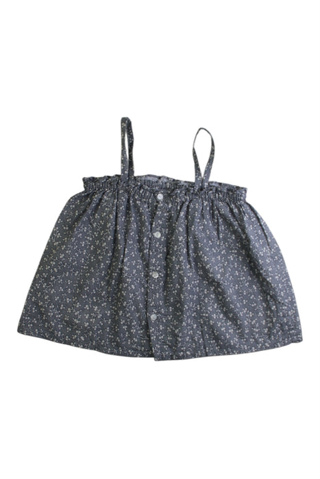 A Blue Sleeveless Tops from Bonpoint in size 2T for girl. (Back View)