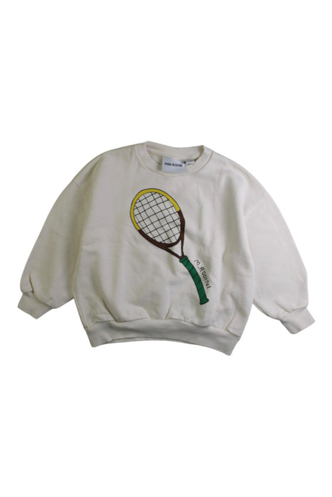 A White Crewneck Sweatshirts from Mini Rodini in size 3T for boy. (Front View)