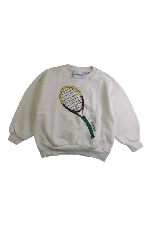 A White Crewneck Sweatshirts from Mini Rodini in size 3T for boy. (Front View)