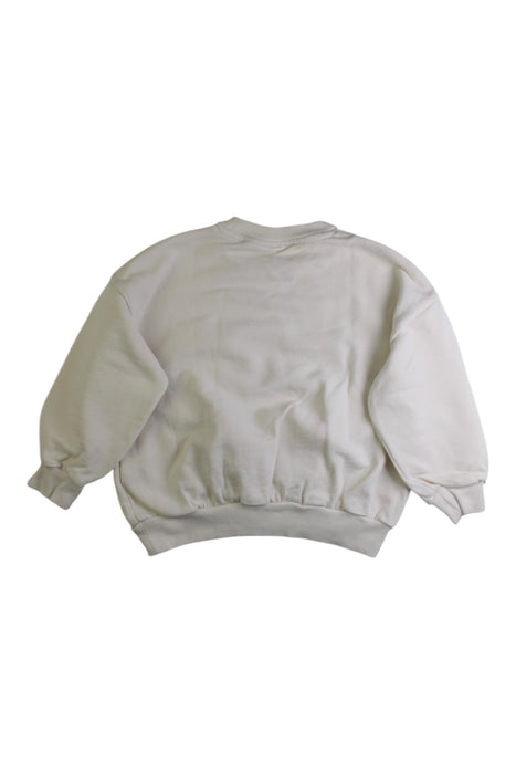 A White Crewneck Sweatshirts from Mini Rodini in size 3T for boy. (Back View)