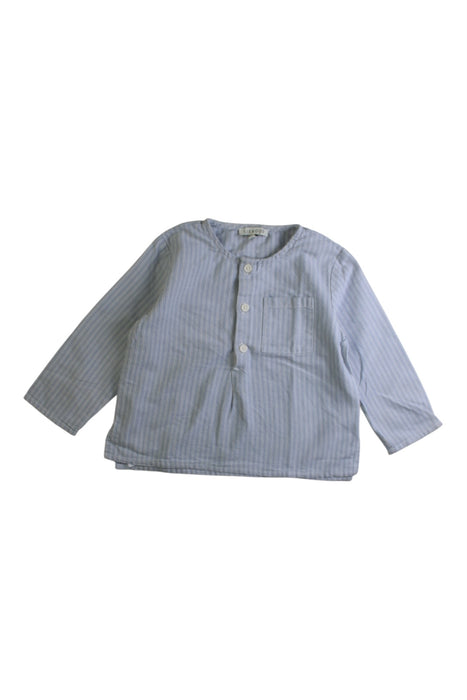 A Blue Long Sleeve Shirts from Liewood in size 18-24M for boy. (Front View)